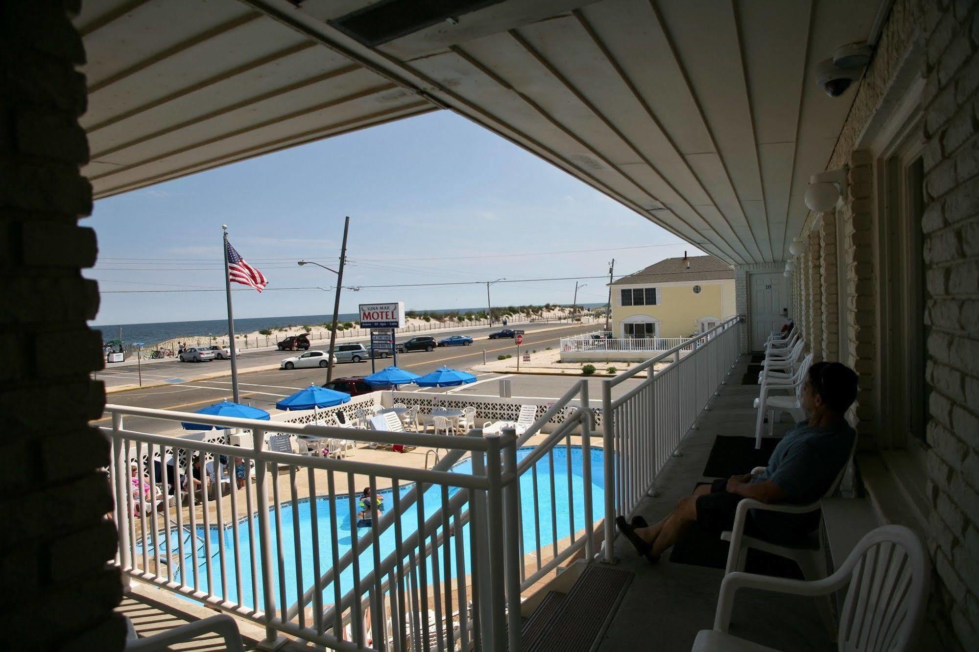 Luna Mar Motel Seaside Park Bagian luar foto