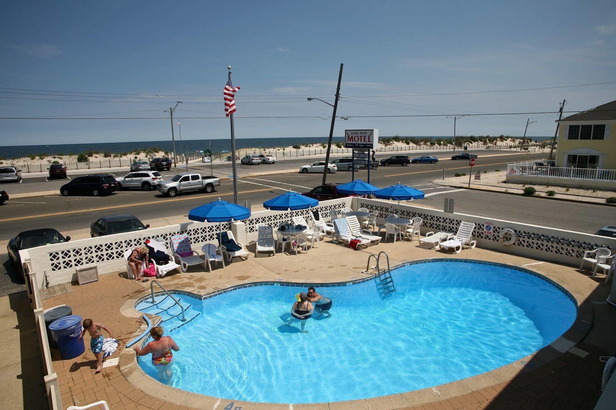 Luna Mar Motel Seaside Park Bagian luar foto