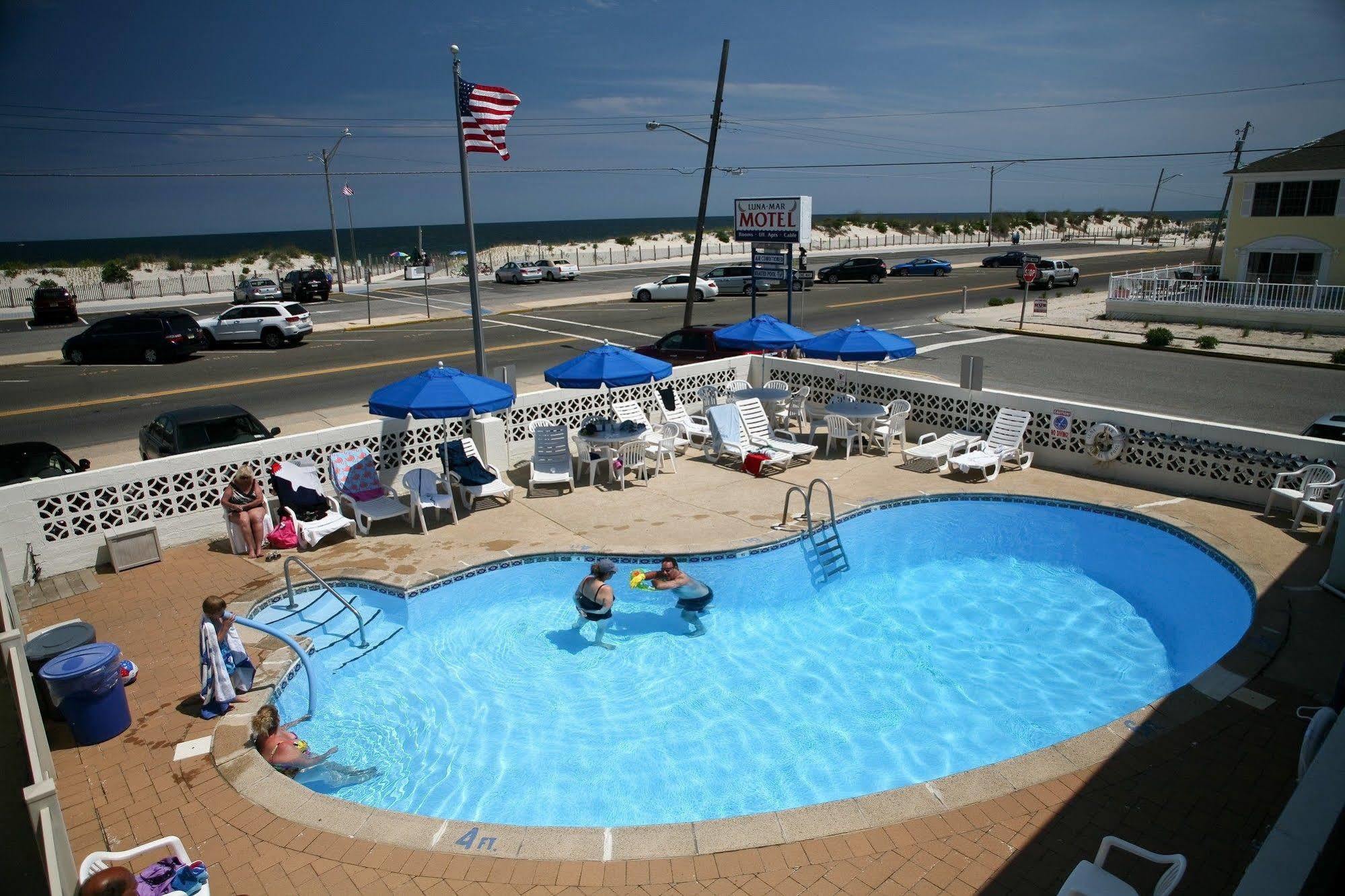 Luna Mar Motel Seaside Park Bagian luar foto